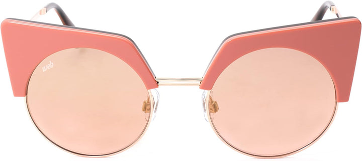Web Unisex-Erwachsene WE0229 74Z 49 Brillengestelle, Pink (Rosa-), 49.0