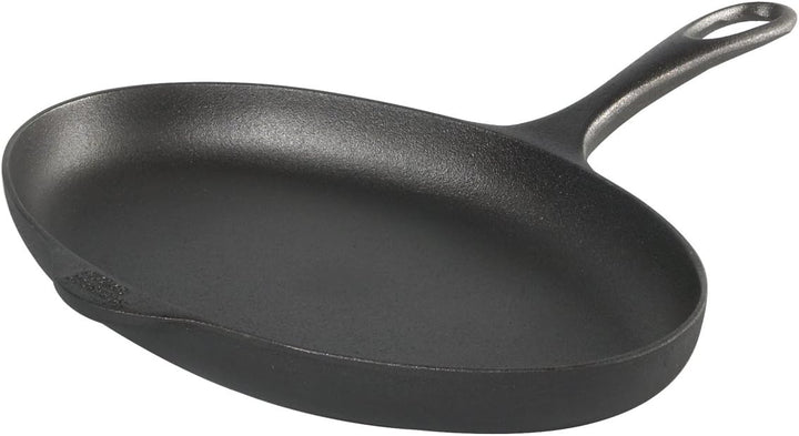 SKEPPSHULT Fisch- und Filé Pfanne 33 x 21,5 cm. Gusseisengriff. Auf Allen Herdarten, Ofen, Grill & o