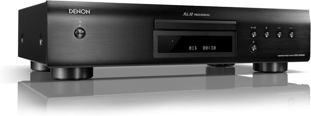 Denon DCD-600 NE CD-Player mit AL32 Processing, schwarz Schwarz Single, Schwarz Single