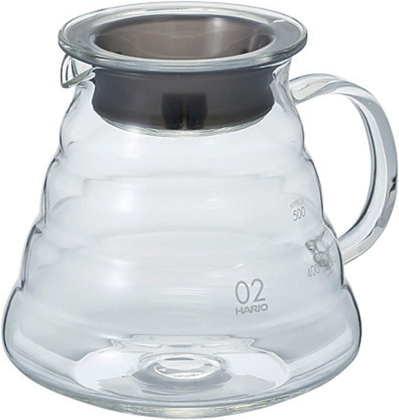 Hario Kaffeekanne, Glas, transparent, 02, 600ml Single, Single