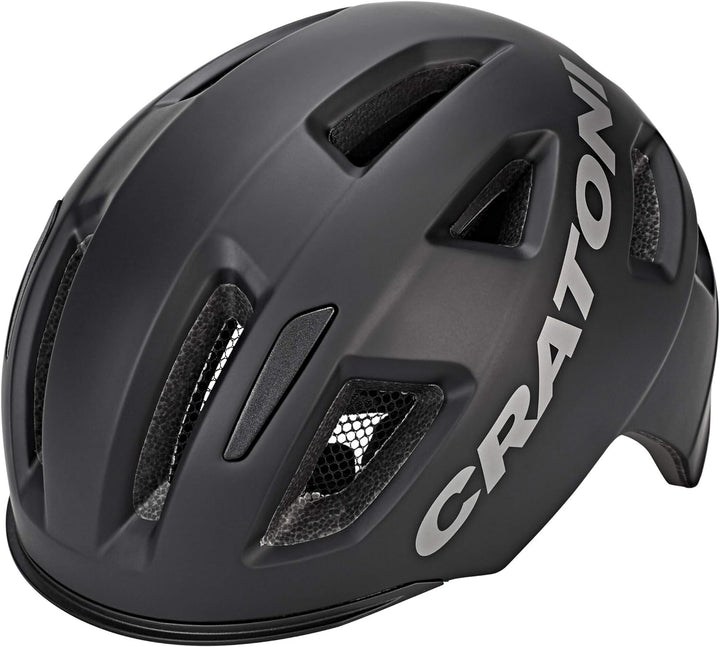 Cratoni City Fahrradhelm C-Pure schwarz matt Einheitsgrösse, Einheitsgrösse