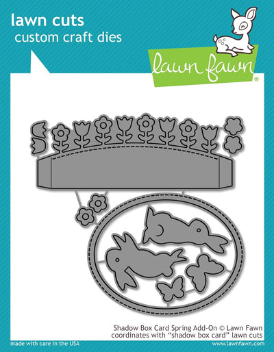 Lawn Fawn Shadow Box Card Spring Add-On Schneidschablone (LF1906)