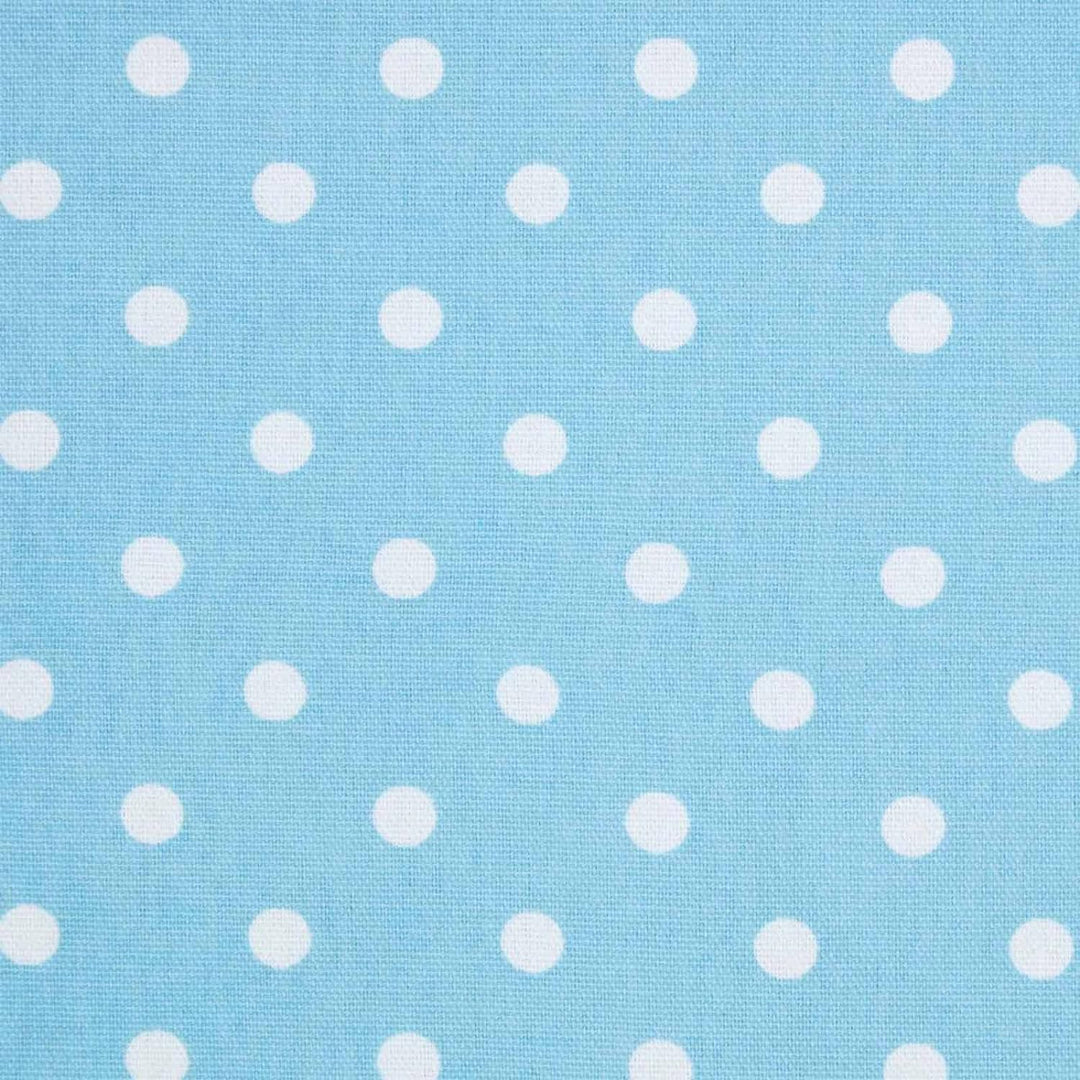 Homescapes Kindervorhang Junge Kinderzimmer Ösenvorhang Dekoschal Polka Dots 2er Set blau weiss 137