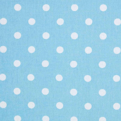 Homescapes Kindervorhang Junge Kinderzimmer Ösenvorhang Dekoschal Polka Dots 2er Set blau weiss 137