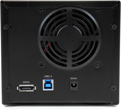 StarTech.com USB 3.0 / eSATA Dual Bay Festplattengehäuse mit UASP für 3,5 Zoll SATA III Festplatten,