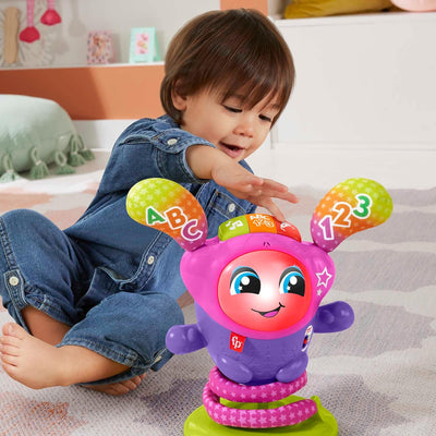 Fisher-Price DJ Bouncin’ Star Baby Toys | Educational Toys for 1 Year Old Boys and Girls | 1 Year