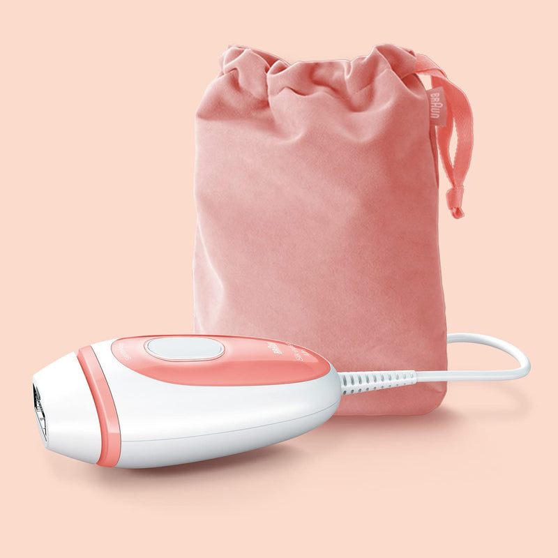 BRAUN EPILATOR PL1014 SILK-EXPERT MINI IPL BLANCO/ROSA MIT KABLE