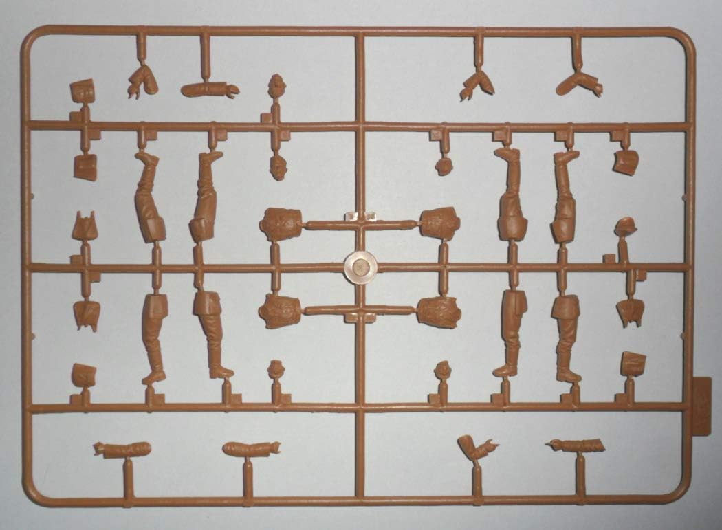 ICM 35103 Sd.Kfz.251/1 AUSF.A with German Infantry Modellbausatz, grau, Mittel