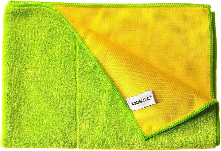 Kochblume Geschirrtuch 60x40cm 5er Set | Microfasertuch | Extra saugfähige Fasern und Polierseite |