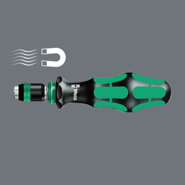 Wera 817 R SB Bits-Handhalter mit Rapidaptor Schnellwechselfutter, 1/4 Zoll x 133 mm, 05073541001 13