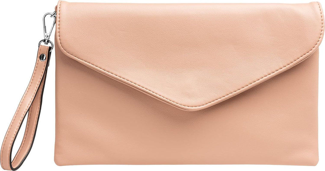 Caspar TA310 Damen Clutch Einheitsgrösse Rosa, Einheitsgrösse Rosa