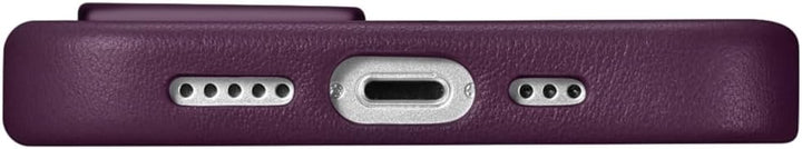 Mobiskin Hülle kompatibel mit Apple iPhone 14 Plus (6,7 Zoll), Handyhülle mit echtem Leder, Case, Sc