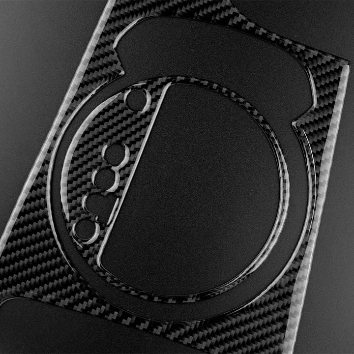 KUNGKIC Kohlefaser Auto Schalthebelknauf Konsole Media Panel Abdeckung Für Audi TT zubehör innenraum