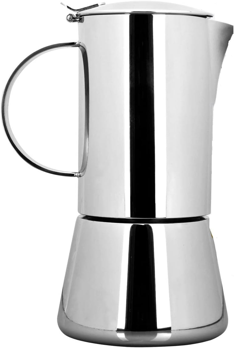 IBILI - Express-Kaffeekocher Essential, 4 Tassen, 200 ml, Edelstahl, für Induktionsherde geeignet 4