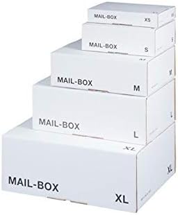 Mail-Box M, weiss, 331x241x104 mm Versandkarton Postversandkarton 20 Stück