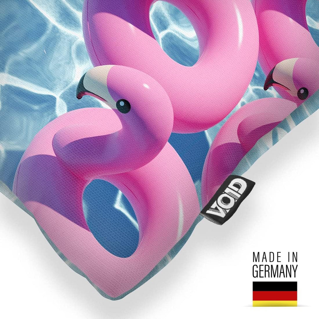VOID Swimming Pool Flamingos Kissenbezug Kissenhülle Sofakissen Kissen Deko Outdoor-Kissen Dekokisse