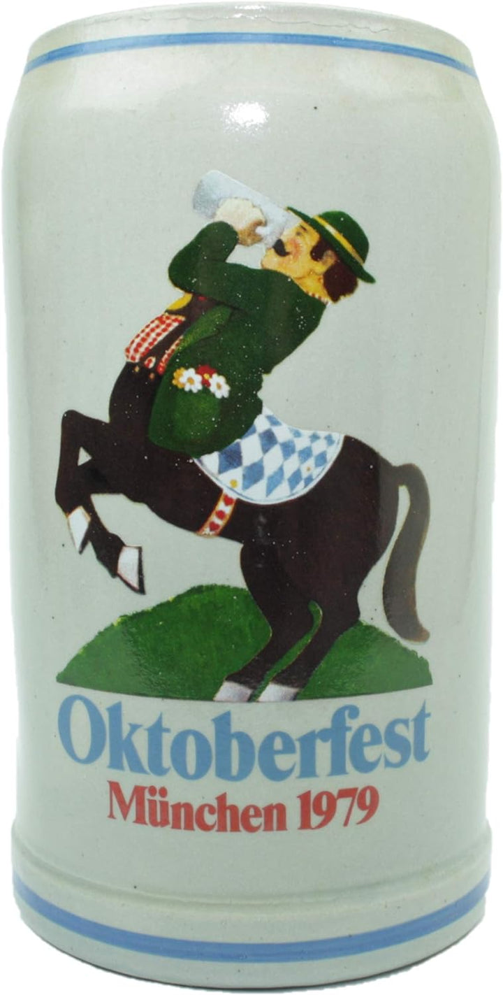 Steinfixx® - Original Oktoberfestkrug 1979 I Jahrgangskrug I Jahreskrug I Wiesnkrug I Sammlerkrug