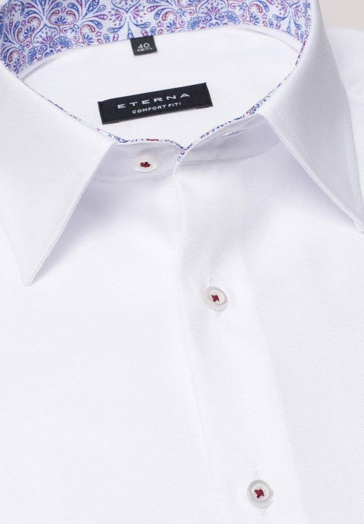eterna Langarm Hemd Comfort Fit strukturiert