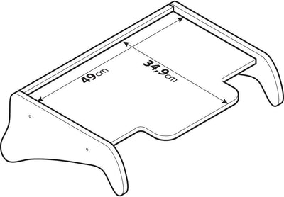 LAMPA - 96060, Ablagetisch für das Armaturenbrett.