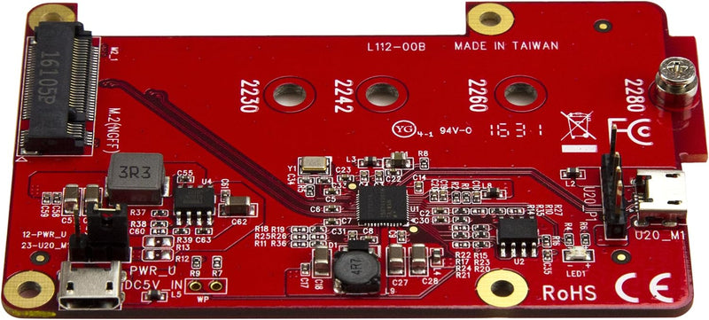 StarTech.com USB auf M.2 SATA Konverter für Raspberry Pi und Entwicklungsboards - M.2 NGFF SATA SSD