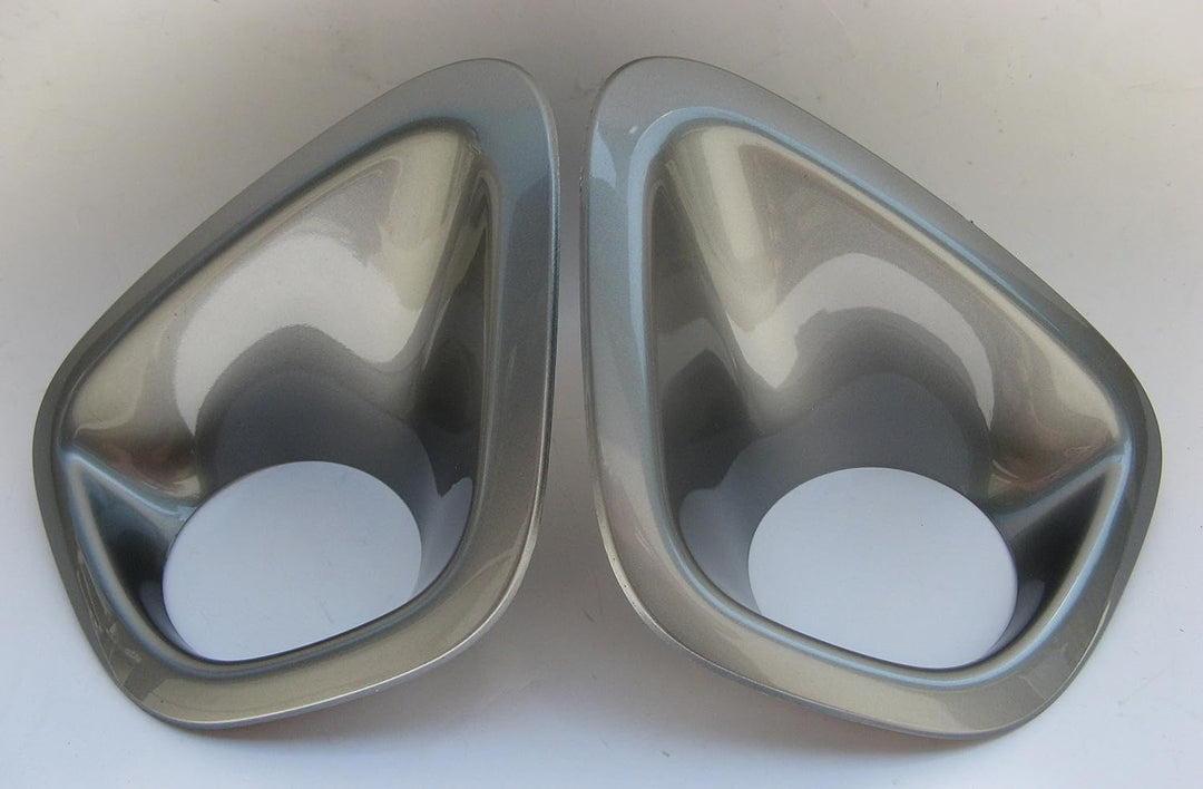 2Stk Ringe Nebelscheinwerfer Blenden silber