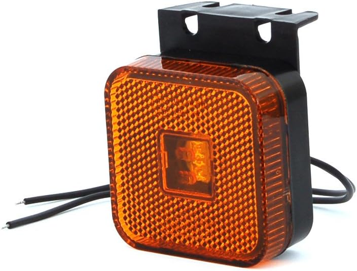 LED-MARTIN® 6er Sparset SU7 Umrissleuchte - inkl. Halter - gelb/orange - zugelassen für den Strassen