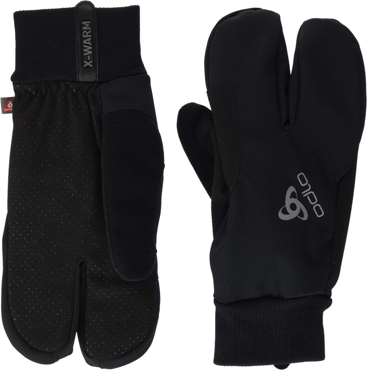 Odlo Unisex Handschuhe FINNJORD X-WARM XXS Schwarz, XXS Schwarz