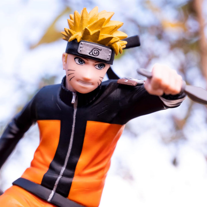 ABYSTYLE Studio Naruto Uzumaki SFC Figure010 Collection 16,5 cm gross Sammelfigur mit 2 Kunais Anime