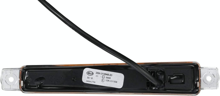 HELLA - Blinkleuchte - LED - 24V - Anbau/geschraubt - Lichtscheibenfarbe: glasklar - Kabel: 400mm -