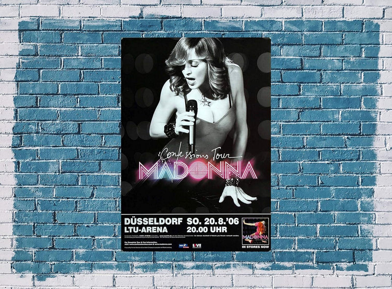 Madonna - Confessions DÜ, düsseldorf 2006 » Konzertplakat/Premium Poster | Live Konzert Veranstaltun