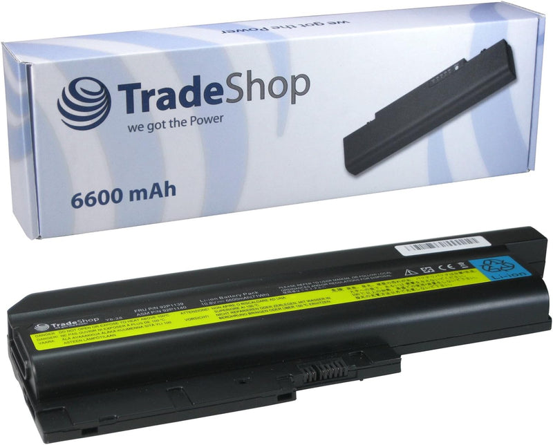 Hochleistungs Notebook Akku 6600mAh für IBM ThinkPad R60 T60 R61 T61 T500 R500 W500 Z60 T-60 T-61 T-