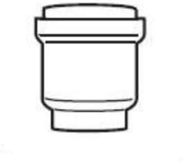 Vaillant 303915 Trennvorrichtung, 60/100 mm, konzentrisch PP