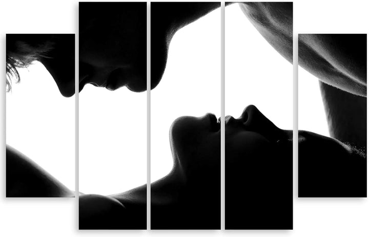 Feeby Frames, Leinwandbild, Bilder, Wand Bild - 5 Teile - Wandbilder, Kunstdruck XXL, Typ B, 300x140