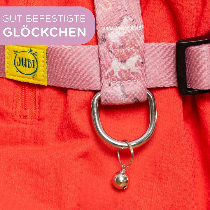 Jubi® Rosa Pferdeleine Kinder - grössenverstellbar für perfekten Sitz und Aufbewahrungsbeutel - Pfer