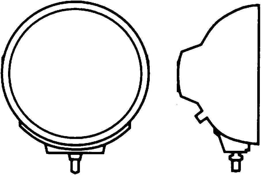 HELLA - Halogen-Fernscheinwerfer - Luminator Chromium - ECE-R7/E1 44484/ECE-R8 - 24/12V - 1F8 007 56