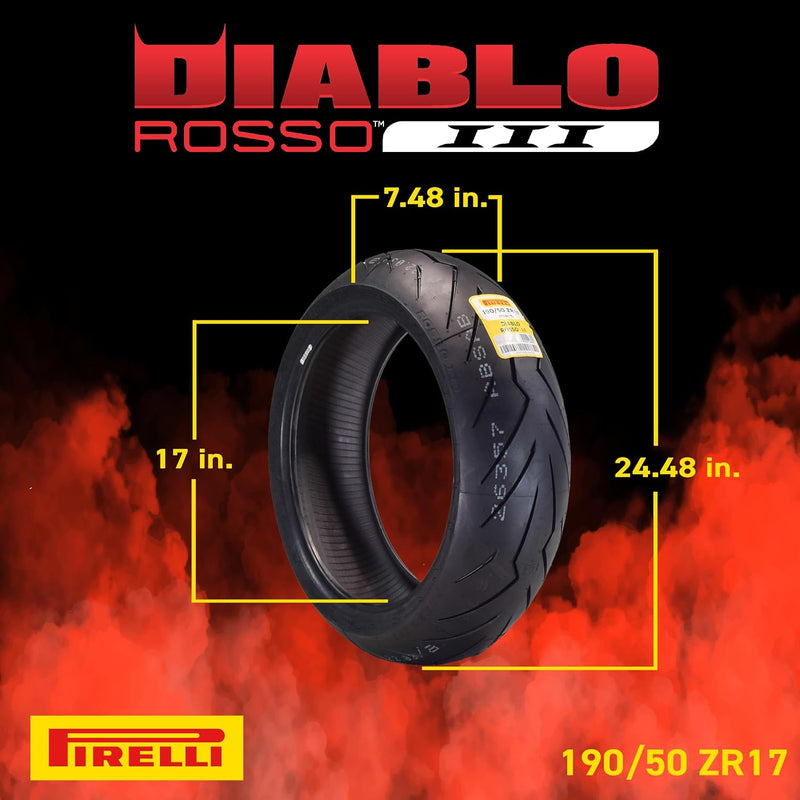 Pirelli (73W) TL, Diablo Rosso Iii, 190/50 ZR17 (73W)