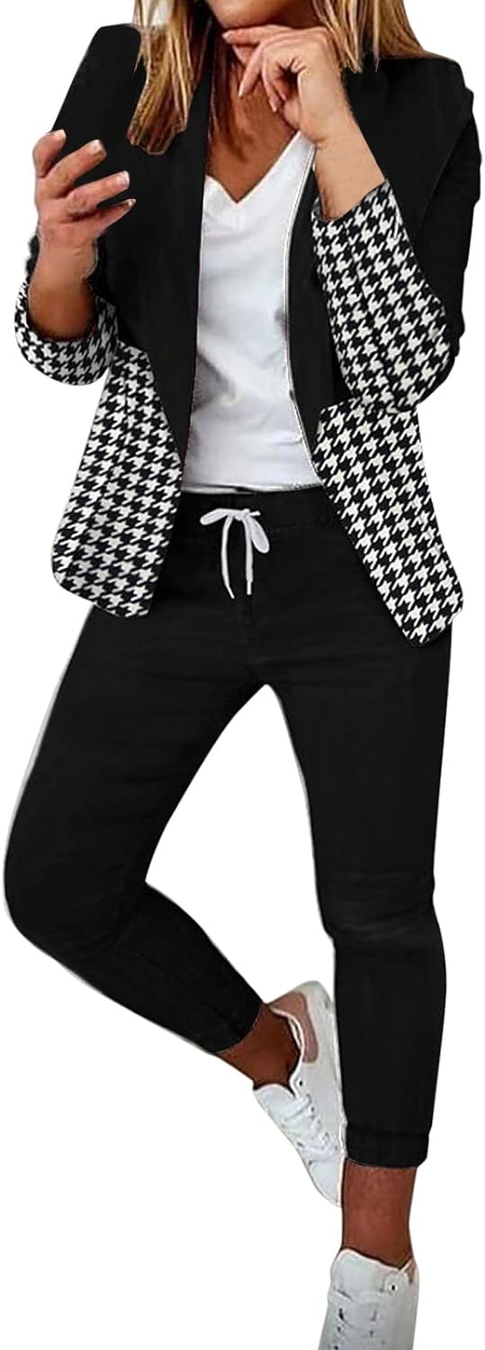 Damen Elegant Business Anzug Set Hosenanzug Damen Elegant Business Anzug Set Hosenanzug Blazer Hose