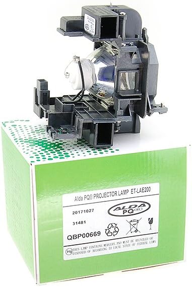 Alda PQ-Premium, Beamerlampe/Ersatzlampe für PANASONIC ET-LAE200 Projektoren, Lampe mit Gehäuse