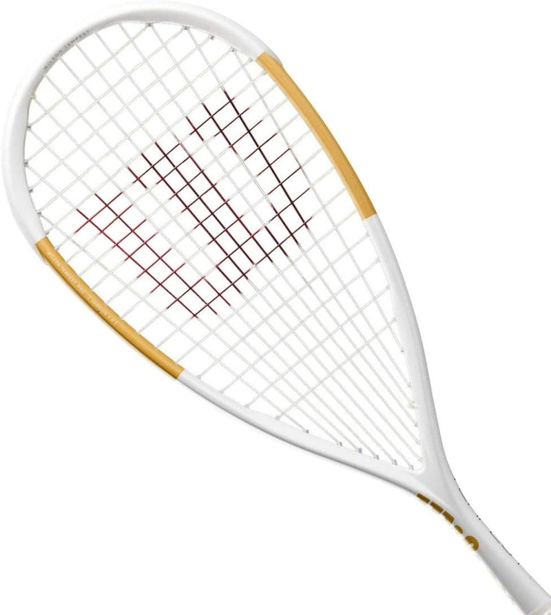 Wilson Badminton-Schläger Weiss/Gold Tempest Pro, Weiss/Gold Tempest Pro