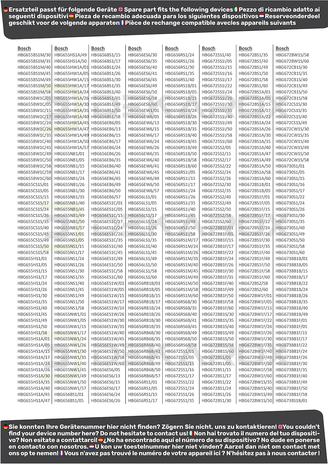 Dekarox Grillrost Gitter 455x380mm für Bosch Siemens Neff Constructa 577170 00577170 HEZ634000 HZ634
