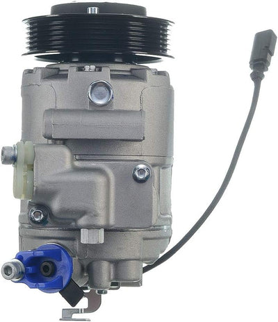 Frankberg Kompressor Klimaanlage Kompatibel mit Polo 6C1 6R1 1.4L 2009-2014 Polo 9N 1.2L-1.8L 2001-2