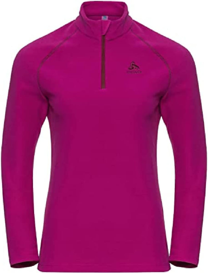 Odlo Damen Rigi_542591 Mid Layer mit Reissverschluss XL Festival Fuchsia, XL Festival Fuchsia