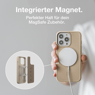 Woodcessories - Magnetische Handyhülle für iPhone 14 Pro Max kompatibel mit MagSafe, Hülle mit Magne