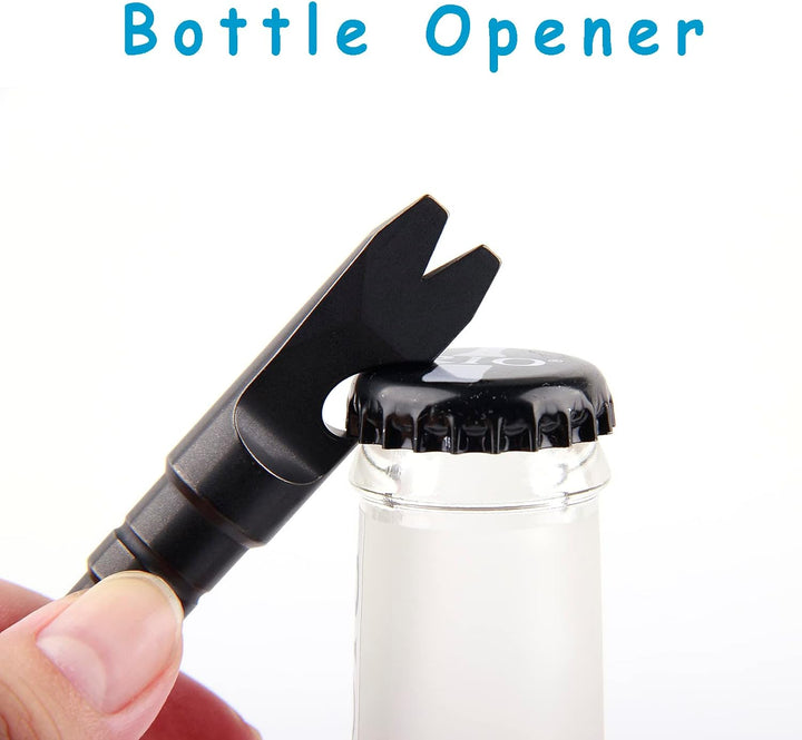 Hamans Titanlegierung EDC Hebelstange mit Flaschenöffner, Schraubendreher-Funktion, Multifunktionswe