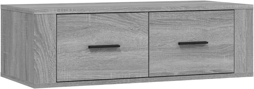 Tidyard TV Schrank TV Board Hängend mit 2 Schubladen TV Lowboard Fernseherschank für Wohnzimmer Holz