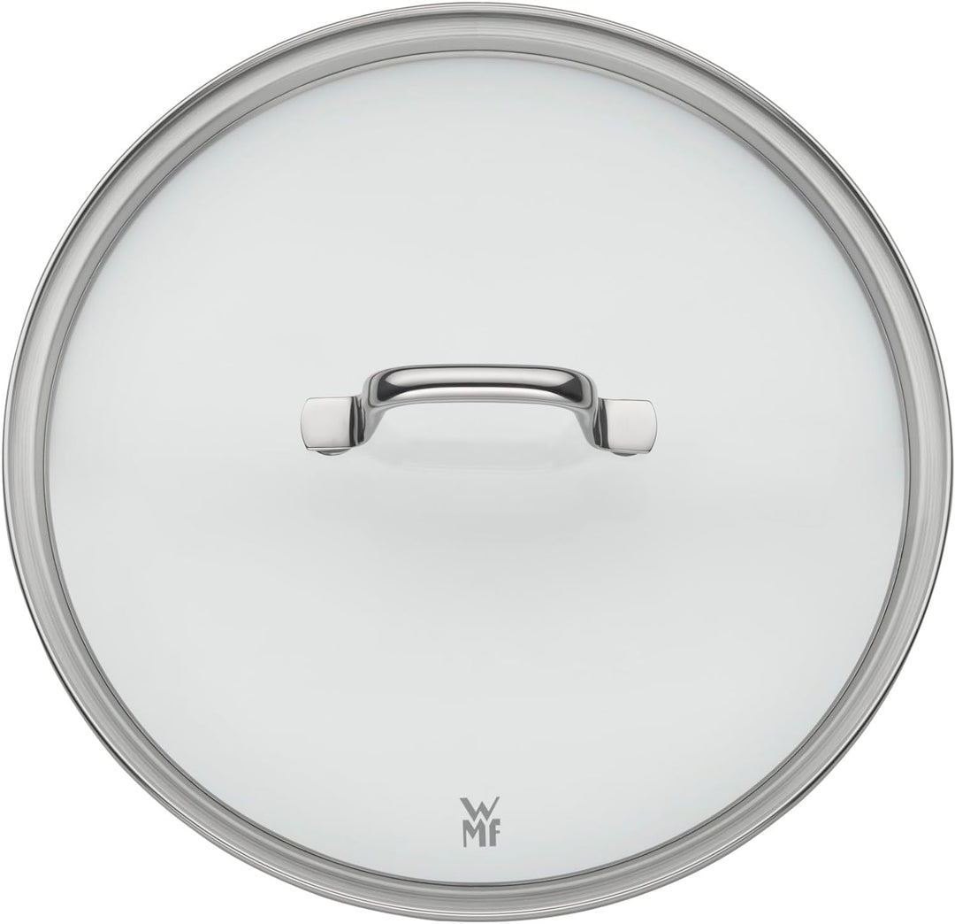 WMF Fusiontec Essential Kochtopf gross, 24 cm, Glasdeckel, Fleischtopf Induktion, 6,4l, High-Tech Ke
