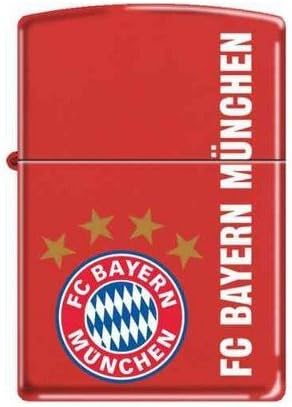 Zippo Feuerzeug FC Bayern München red matte