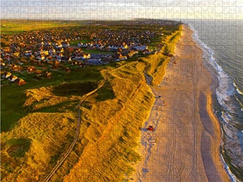 CALVENDO Puzzle Strand Wenningstedt 1000 Teile Lege-Grösse 64 x 48 cm Foto-Puzzle Bild von Stefan Mo