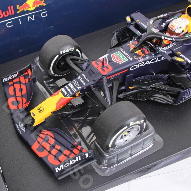 Minichamps 110210833 1:18 Red Bull Racing Honda RB16B-Max Verstappen-Winner French GP 2021 Collectib