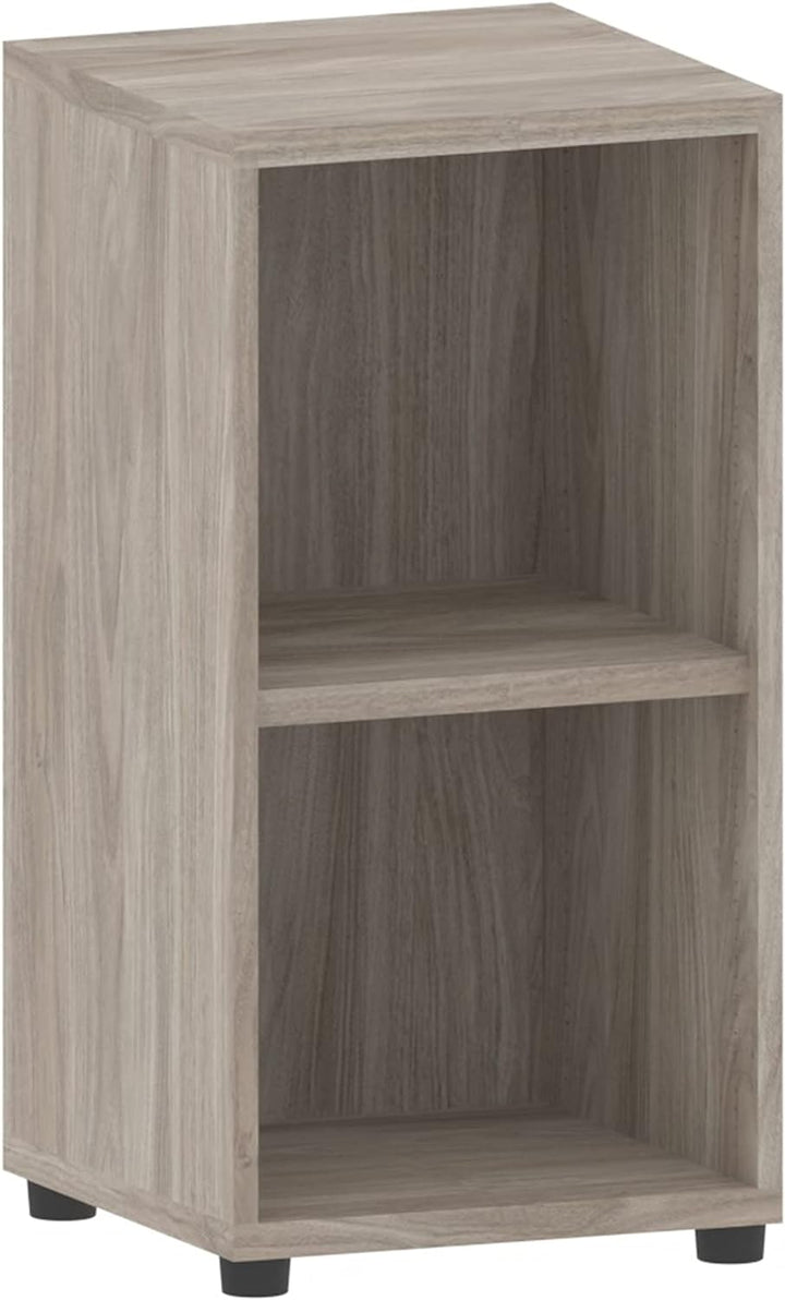 Aktenregal 2 Fächer versch. Farben | Büroregal 2 OH 40x40x77cm aus Holz | Büromöbel Ordnerregal Büch